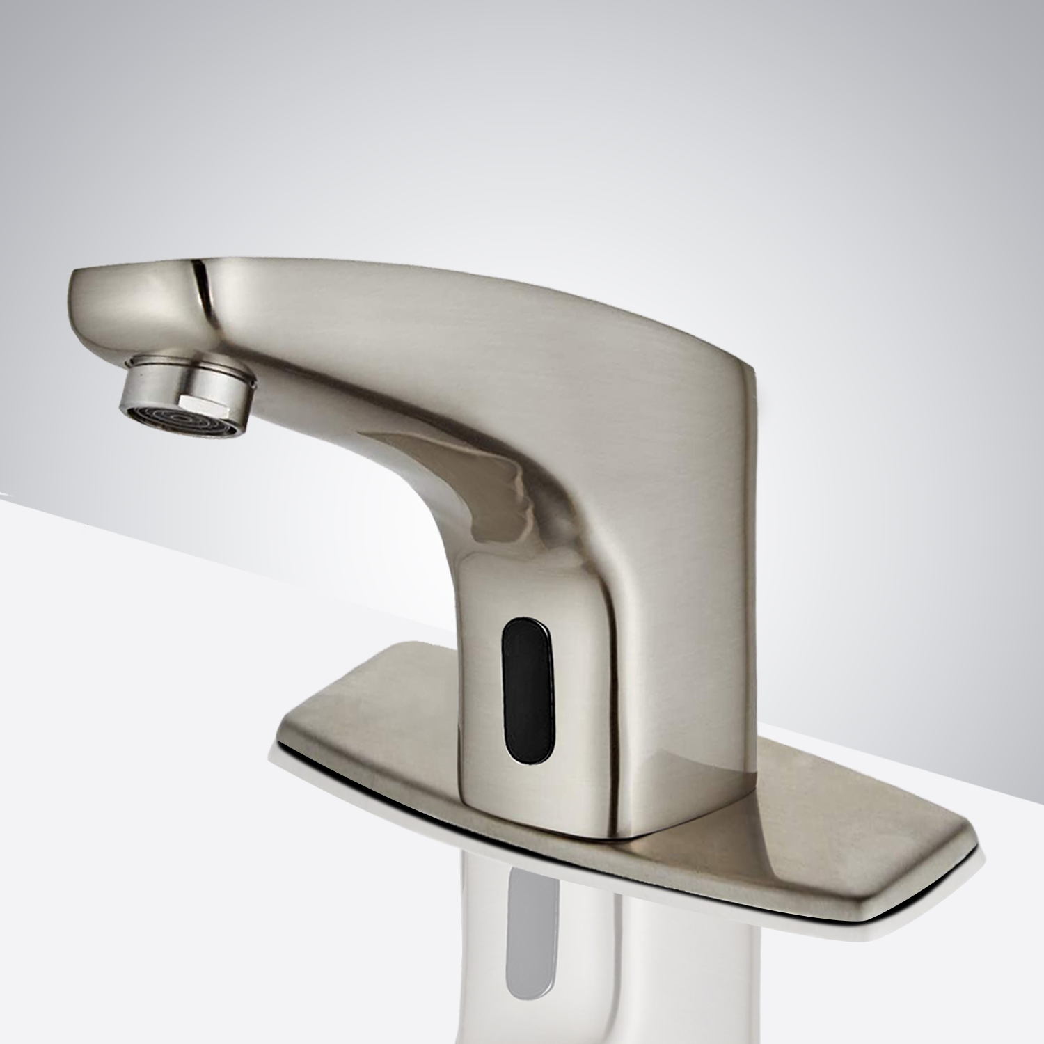 Fontana Commercial High Quality Brushed Nickel Touchless Automatic Sensor Sink Faucet